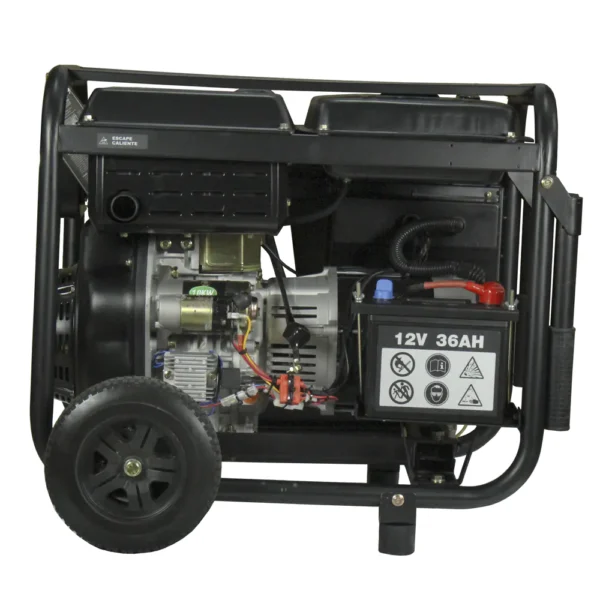 Generador Hyundai Diesel 6/6,5 Kw/Kva Partida eléctrica monofásico Abierto - Imagen 2
