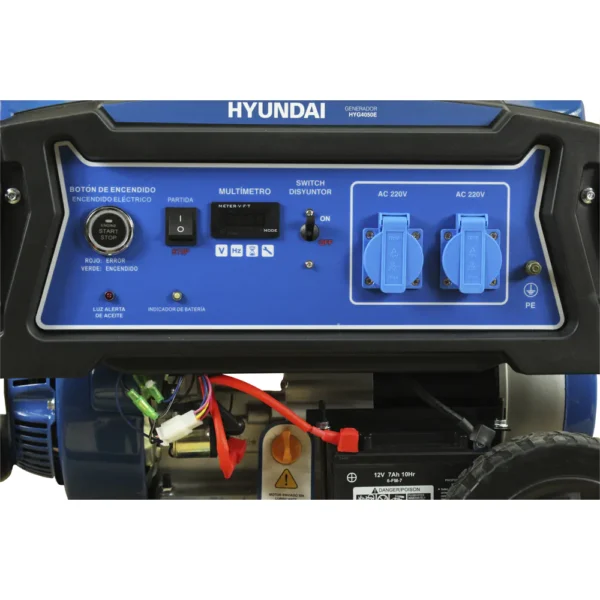 Generador Hyundai Gasolina 2,5/2,8 Kw/Kva Partida eléctrica monofásico Abierto - Imagen 2