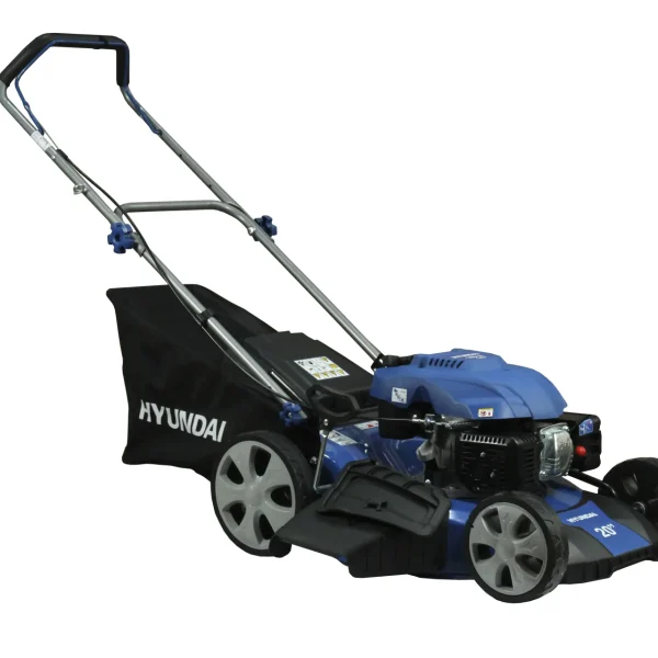 Cortacésped Hyundai 20" de corte c/recolector motor 5 HP gasolina