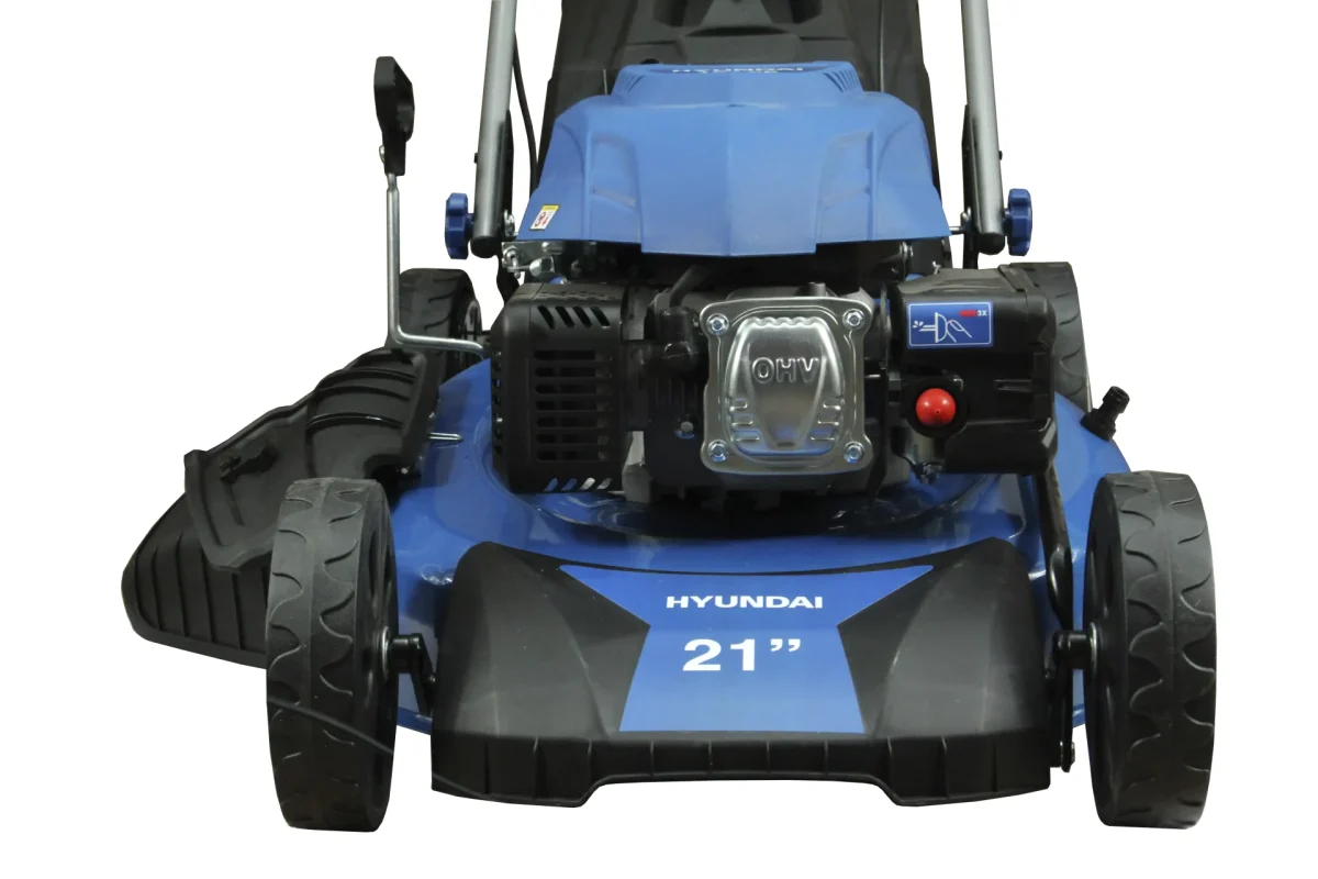 Cortacésped Hyundai 21" de corte c/recolector motor 6,5 HP gasolina Autopropulsada - Imagen 3