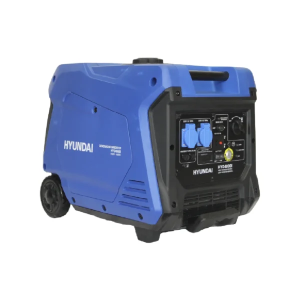 Generador Inverter Hyundai gasolina 3,5/4,0 kw Partida electrica 220v HYD4000i - Imagen 3