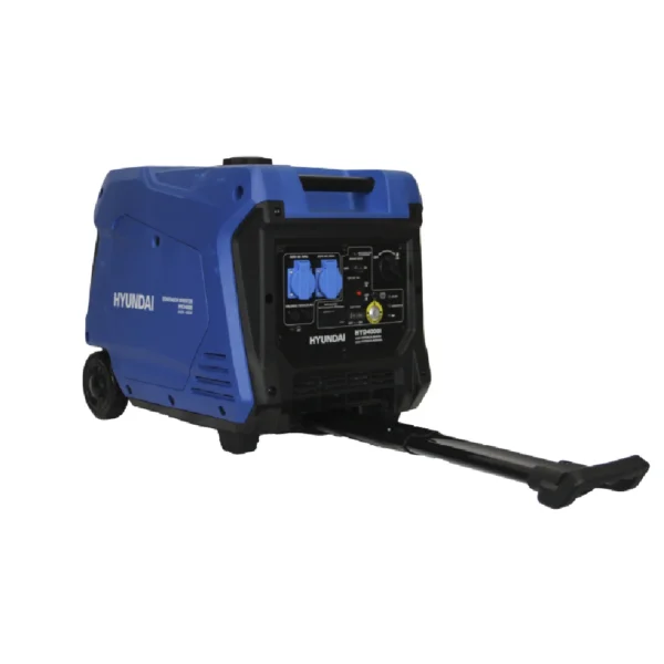 Generador Inverter Hyundai gasolina 3,5/4,0 kw Partida electrica 220v HYD4000i - Imagen 4