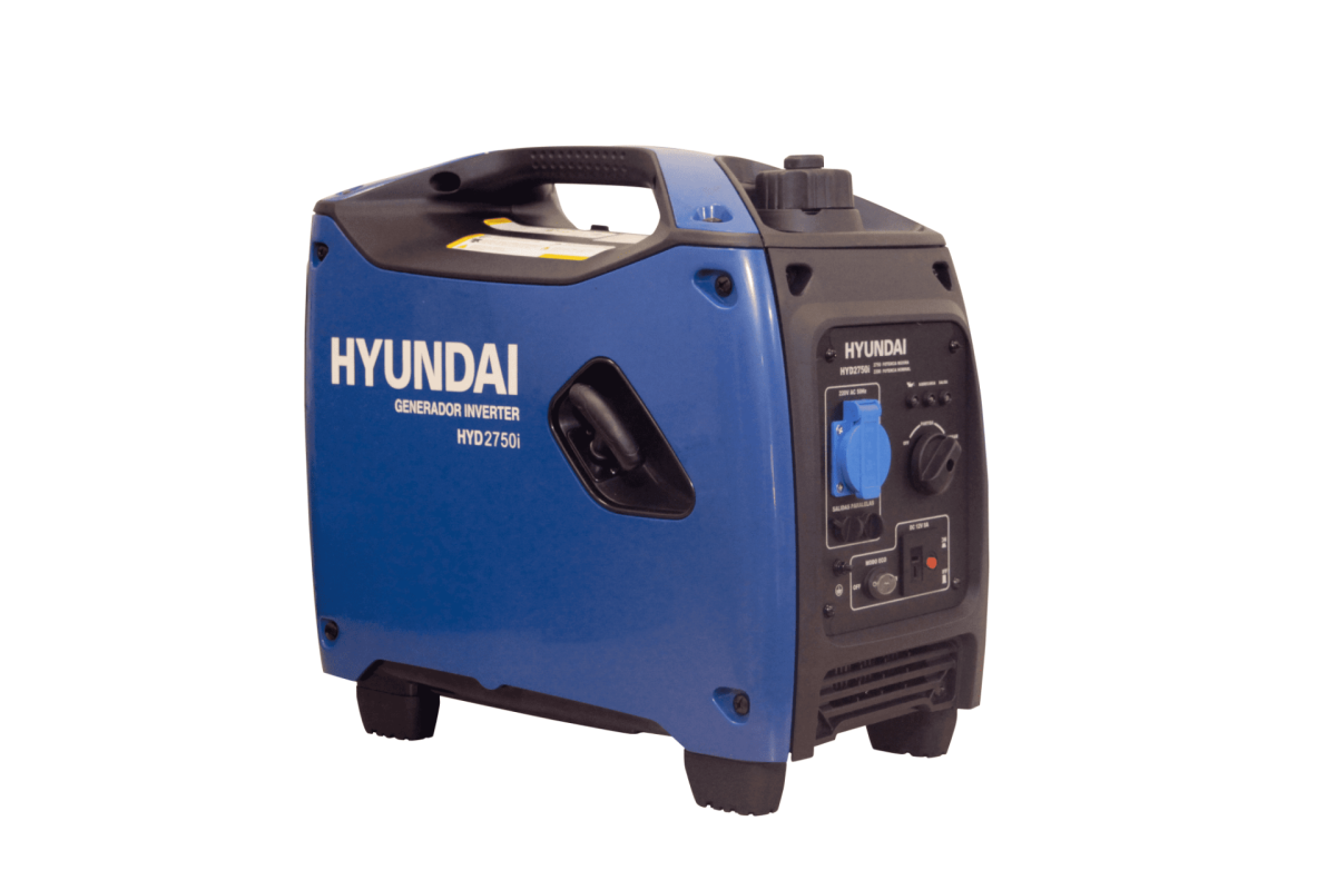 Generador Inverter digital Hyundai gasolina 2,2/2,75 kw Partida manual 220v - Imagen 1
