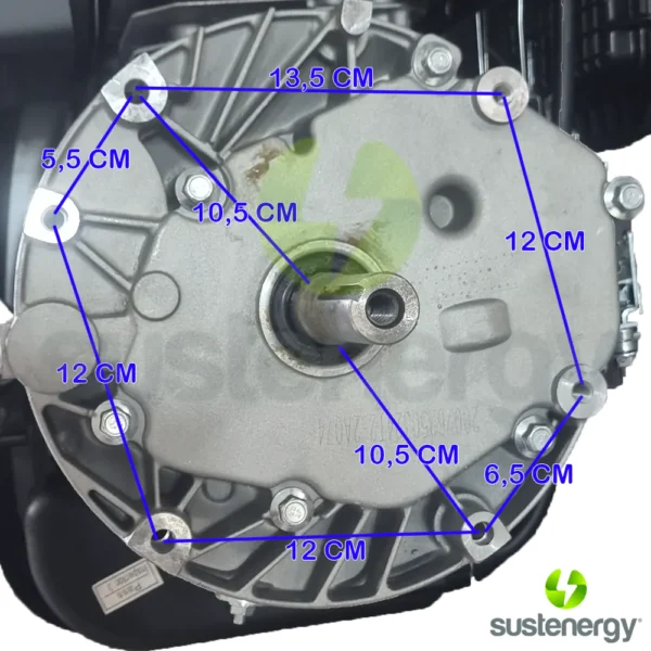 Motor Toyama Gasolina 5.8/6.5 HP 196cc para Corta césped Mod TE65V - Imagen 3