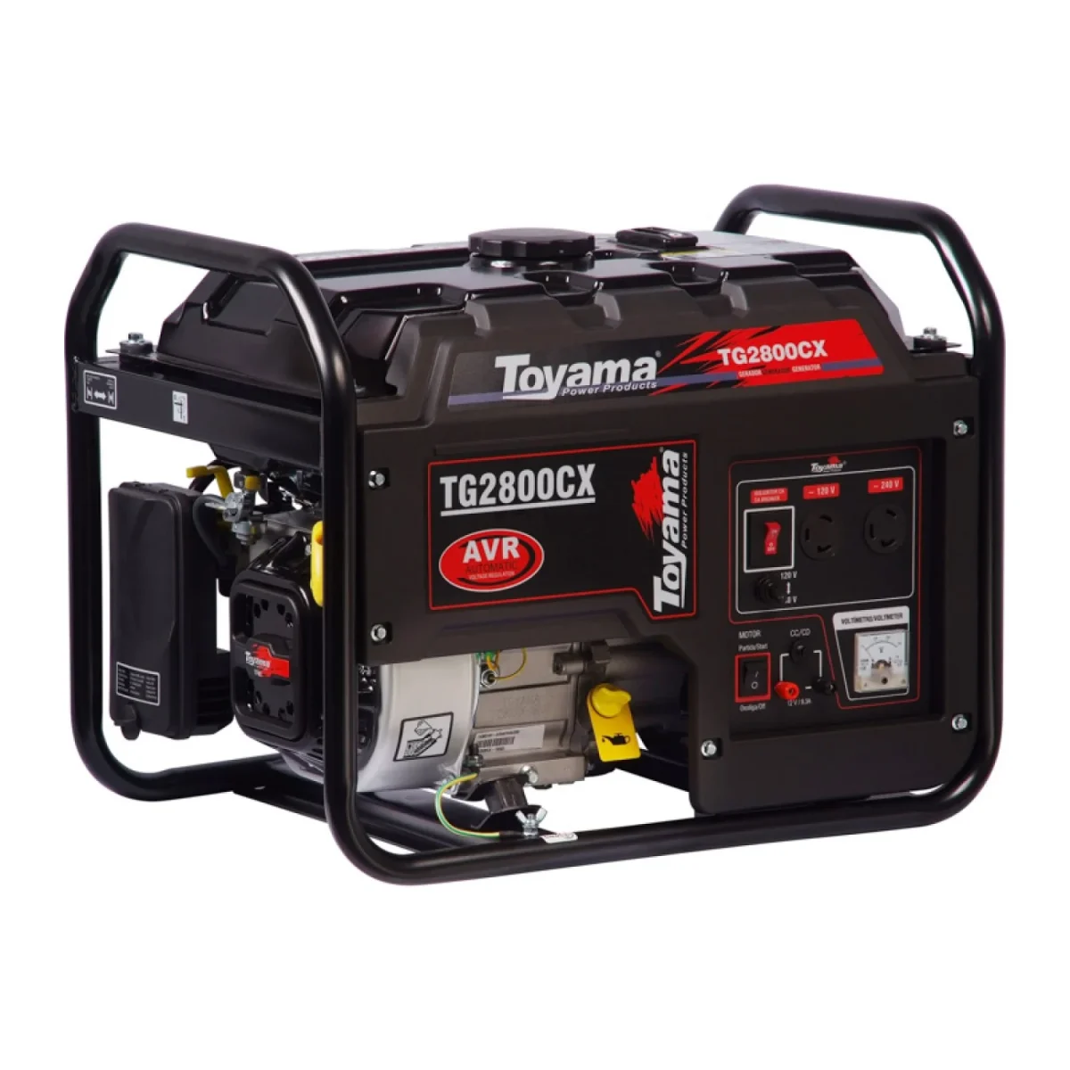 Generador Toyama Gasolina 2/2,3 Kw Partida Manual Monofásico Mod TG2800CX-XP - Imagen 1
