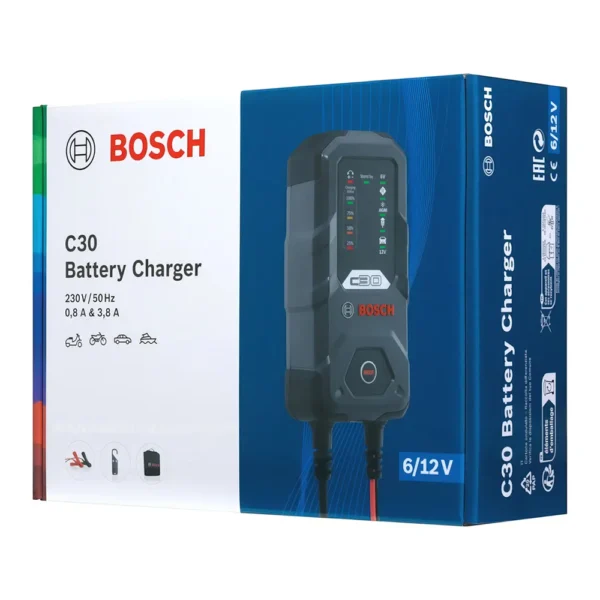 Cargador Batería Bosch 6/12V Mod C30 - Imagen 3