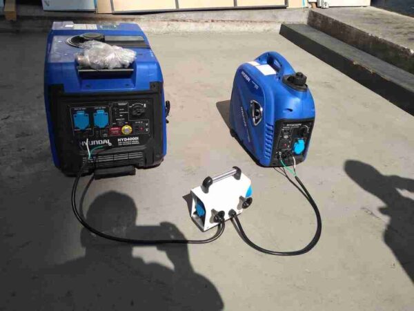 Kit de cables paralelos para unir Generadores Inverter Hyundai - Imagen 2