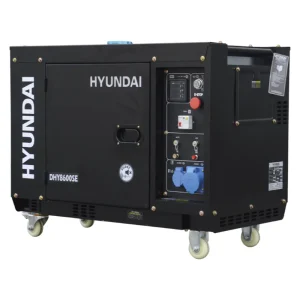 Generador Hyundai Diesel 6/6,3 kW Monofásico Cerrado