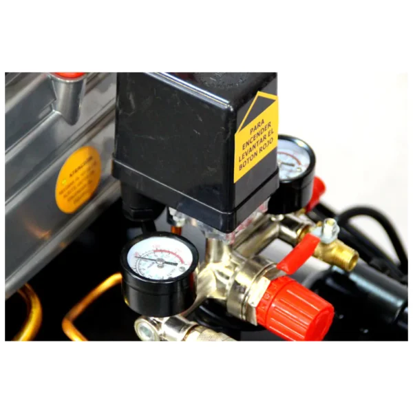 Compresor Wulkan Monofásico 3 Hp 100L 116 psi - Imagen 2