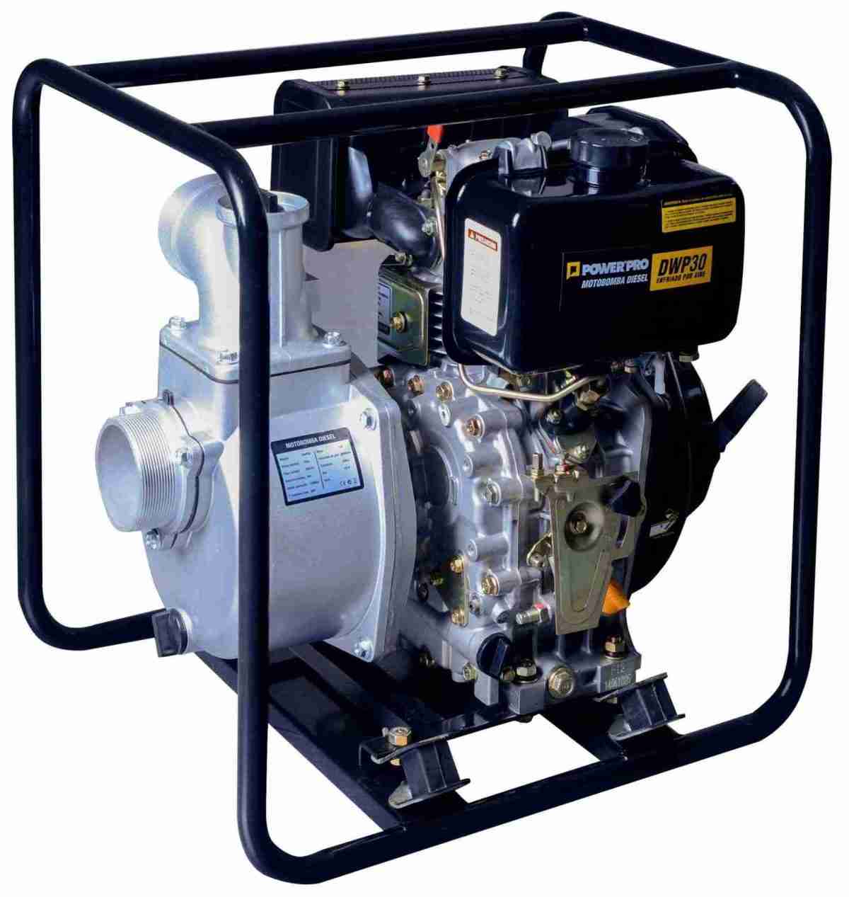 Motobomba Power Pro Diesel 3x3" Partida Manual Mod DWP30 - Imagen 1