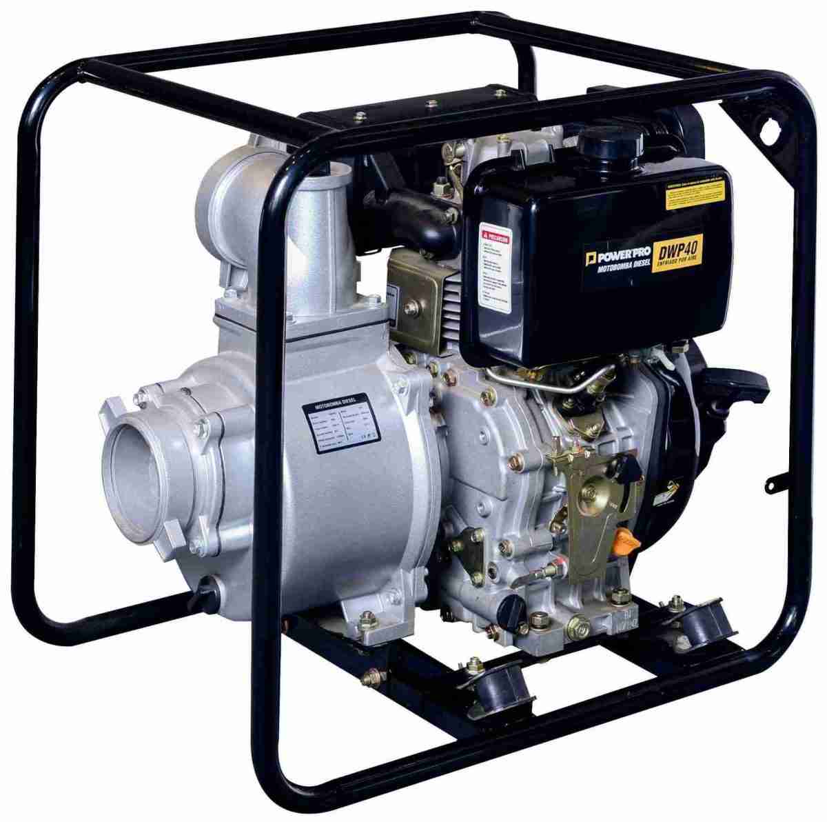 Motobomba Power Pro Diesel 4x4" Partida Electrica Mod DWP40LE - Imagen 1