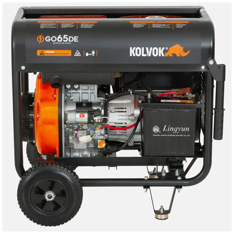 103011278_GO65DE_ Generador Kolvok Diesel 6/6,5 Kw Partida Electrica monofásico Mod GO65DE - Imagen 1