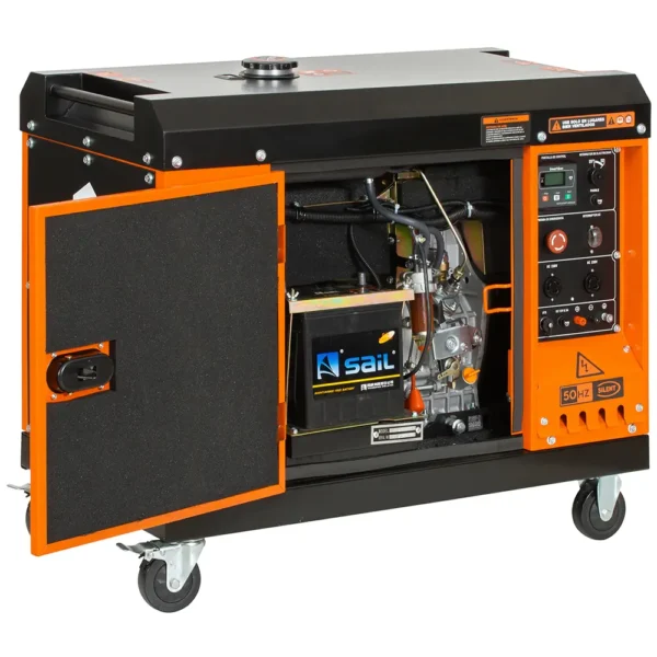 Generador Kolvok Diesel 6/6,5 Kw Partida Electrica monofásico Mod GS850D - Imagen 2