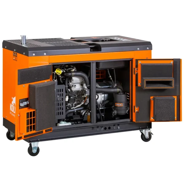 Generador Kolvok Diesel 9/10 Kw Partida Electrica monofásico Mod GS12D - Imagen 2