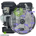Motor Toyama Gasolina 5 HP 139cc para Corta césped - Imagen 3