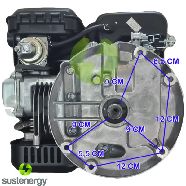 Motor Toyama Gasolina 3.6/5 HP 139cc para Corta césped Mod TE50V - Imagen 3