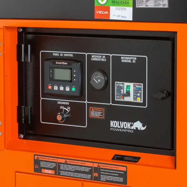 Generador Kolvok Diesel 11/12 Kw Partida Electrica monofásico Mod GSS14D - Imagen 2