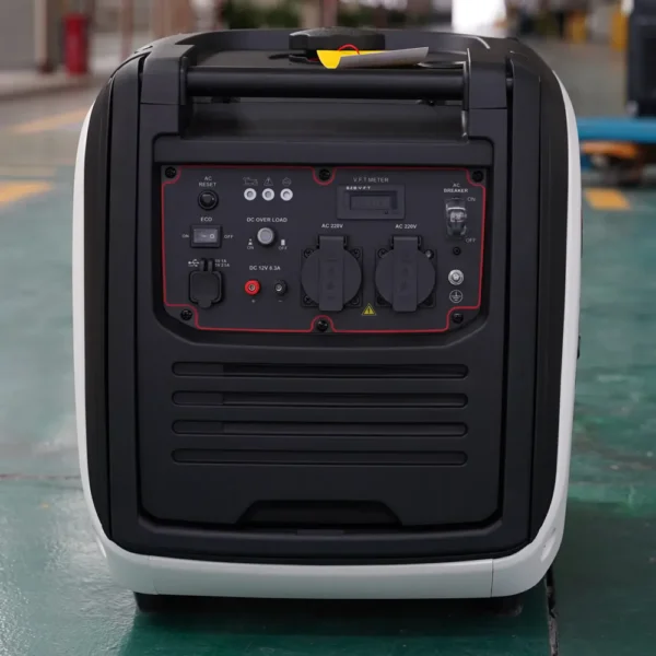 Generador Inverter Krafter gasolina 3,5/4 kw Partida Electrica y Remota Mod KR4500iE - Imagen 3