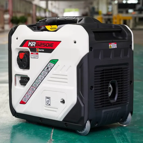 Generador Inverter Krafter gasolina 5/5,5 kw Partida Electrica Mod KR6250iE - Imagen 2