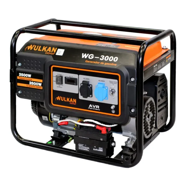 Generador Wulkan Gasolina 2.5/2.8 Kw Partida eléctrica monofásico - Imagen 2