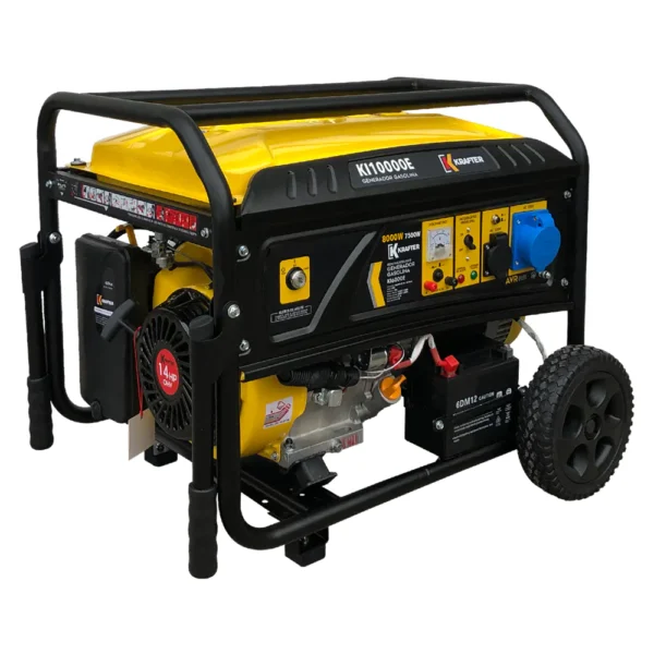 Generador Krafter Gasolina 7.5/8 Kw Partida Eléctrica 220v Mod KI10000E - Imagen 2