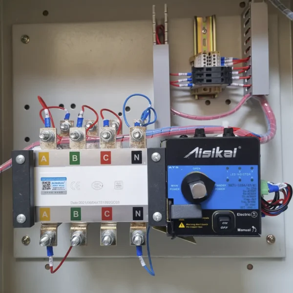 ATS-TTA tablero de transferencia automática Hyundai Trifásico 125A - Imagen 3