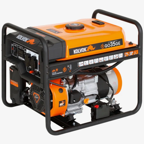 Generador Kolvok Gasolina 3.2/3.5 Kw Partida Eléctrica monofásico Mod GO35GE - Imagen 2