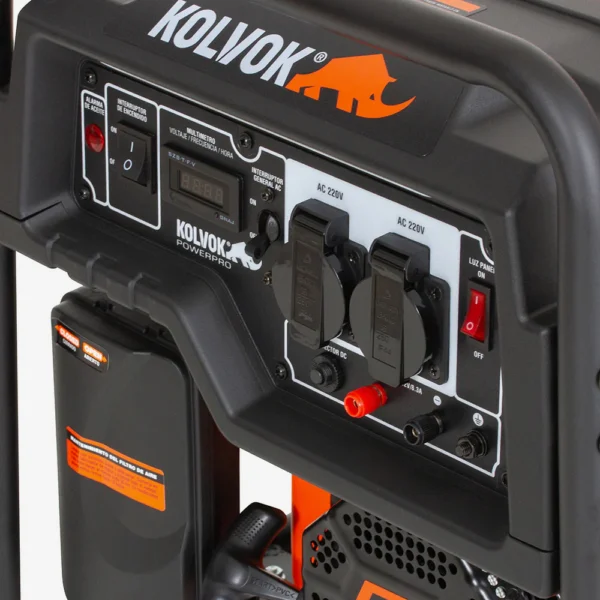Generador Kolvok Gasolina 3.2/3.5 Kw Partida Eléctrica monofásico Mod GO35GE - Imagen 3