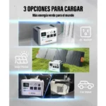 Estación de Energía Portátil EHOM 1024 Wh 1650 W Mod EP1650 - Imagen 2