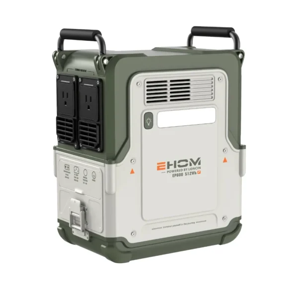 Estación de Energía Portátil EHOM 512 Wh 600 W Mod EP600 - Imagen 2