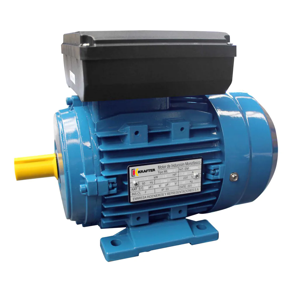 ML802-2_web Motor Eléctrico Krafter 1.5 Hp 1.1 Kw 220v Mod ML802-2 - Imagen 1