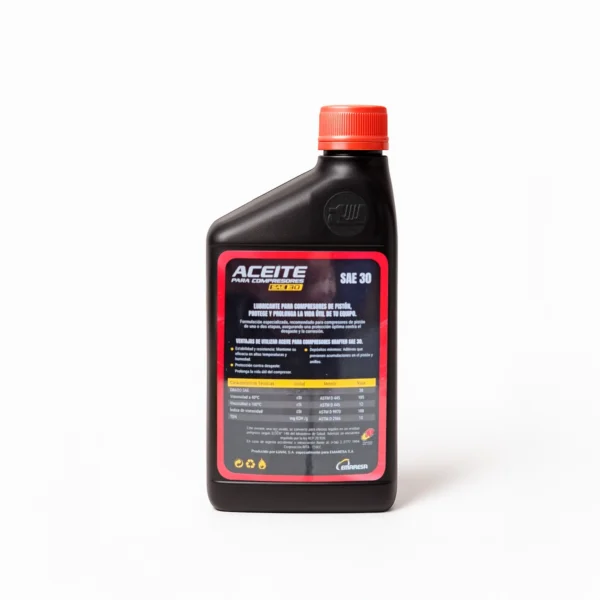Aceite Krafter Para Compresor SAE 30 1 Litro - Imagen 2