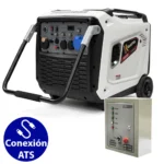 Generador Inverter Krafter gasolina 8/8,5 kw Part eléctrica 220v Mod KRH11500IE + ATS