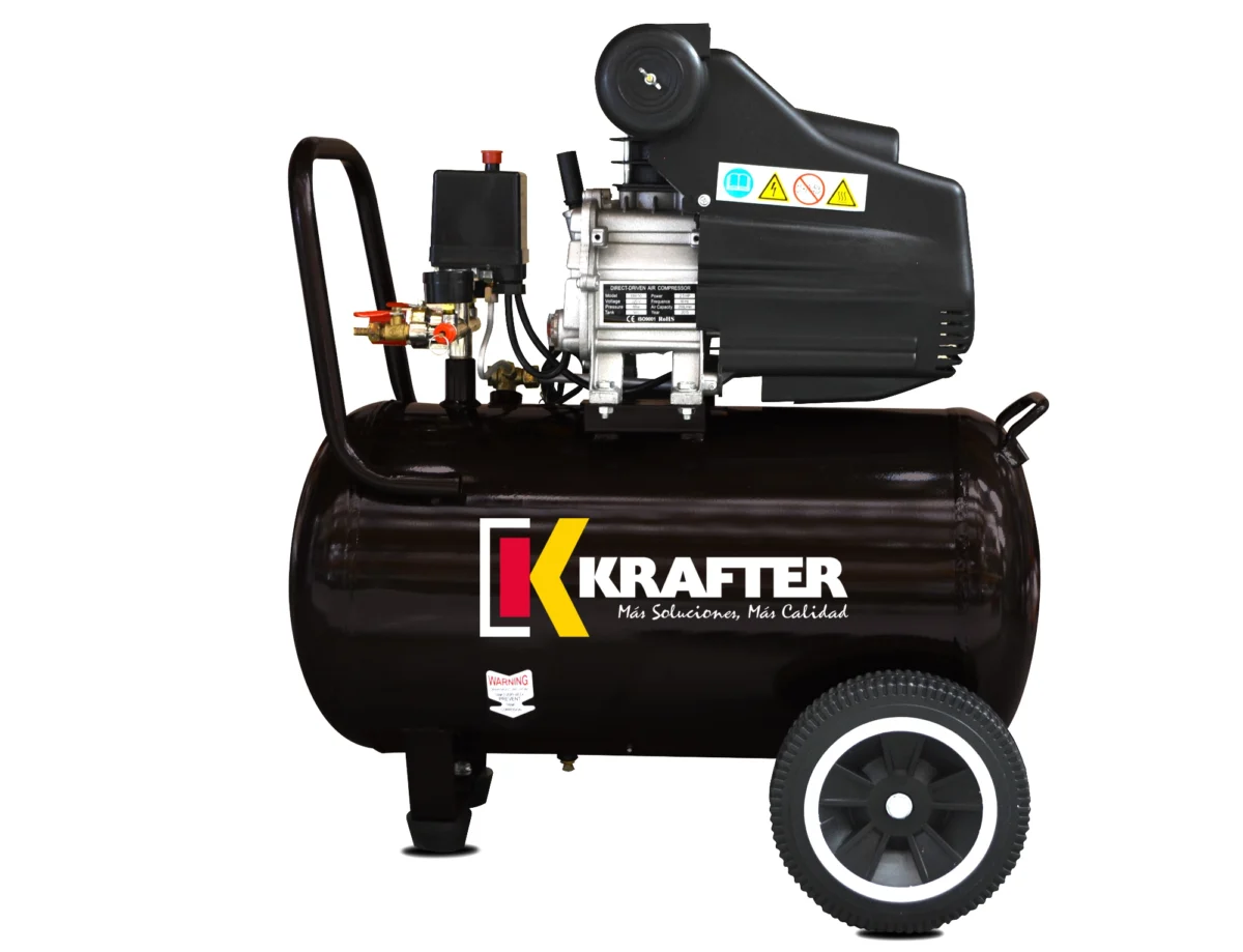 4449000005025_ACK-50 Compresor Krafter Monofásico 2.5HP 50L 116psi - Imagen 1