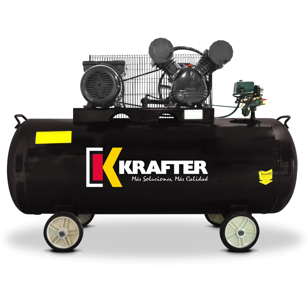 4449000030030_ACK-300_ Compresor Krafter Monofásico 3HP 300L 116psi - Imagen 1