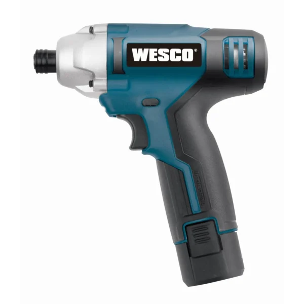 Atornillador de Impacto Wesco Inalámbrico 12V 1/4" 90NM + 2 Baterías + Cargador Mod WS2530K2 - Imagen 3